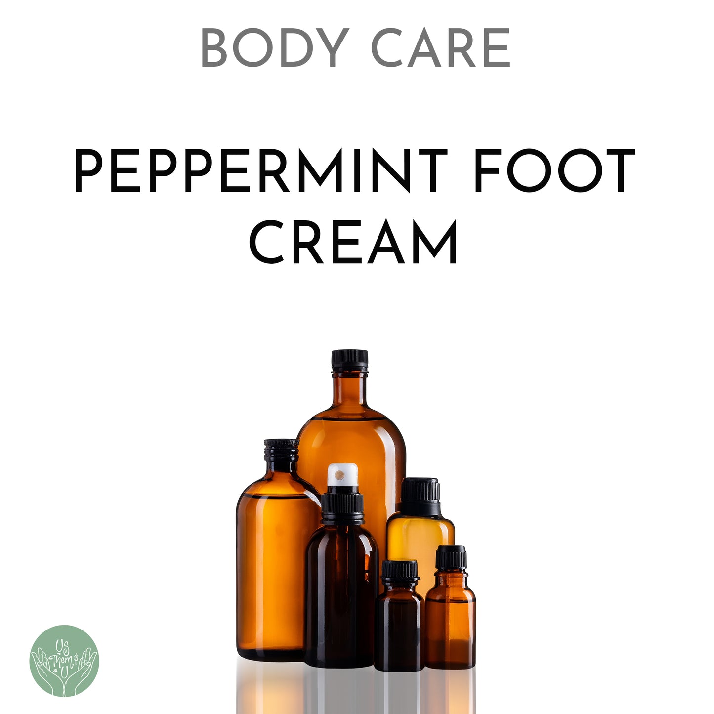 UsthemandU Body Care Peppermint Foot Cream UK based aromatherapy specialists