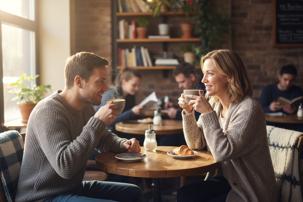 A Casual Conversation over Coffee.