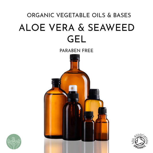 UsthemandU Aloe Vera and Seaweed Gel base Paraben Free for aromatherapy