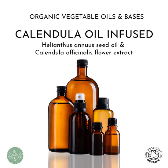 UsthemandU Calendula Infused  organic vegetable oil for aromatherapy