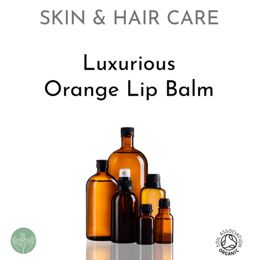 UsthemandU Skin Care Luxurious Orange Lip Balm UK based aromatherapy specialists 
