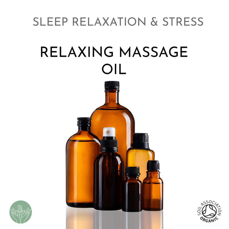 UsthemandU Sleep and Stress Relaxing massage oil UK based aromatherapy specialists 