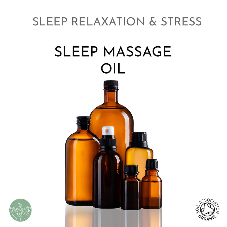 UsthemandU Sleep and Stress Sleep Massage Oil UK based aromatherapy specialists 
